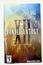 Final Fantasy XII Seven Game Booklet Manual Only