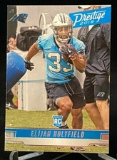 2019 Panini Prestige Rookie Card #285 Elijah Holyfield Carolina Panthers
