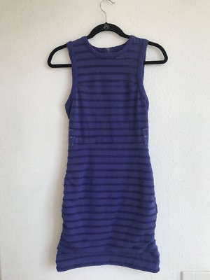 princess polly baby blue dress FRENCH CONNECTION Rasha Ribbed Jersey Dress