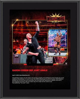 Baron Corbin WWE 10.5'' x 13'' WrestleMania 35 Sublimated Plaque