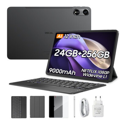 Blackview Oscal Pad 100 Andriod Tablet 12 Zoll 24GB+256GB 9000mAh Mit/Keyboard