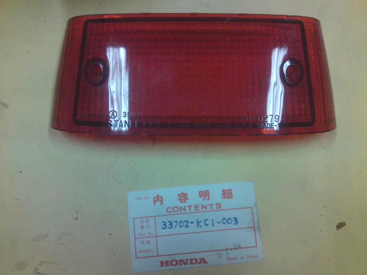 Honda CB125T, REAR LIGHT LENS NOS, OEM. 33702-KC1-003 | eBay Honda CB125T, REAR LIGHT LENS NOS, OEM. 33702-KC1-003 | eBay