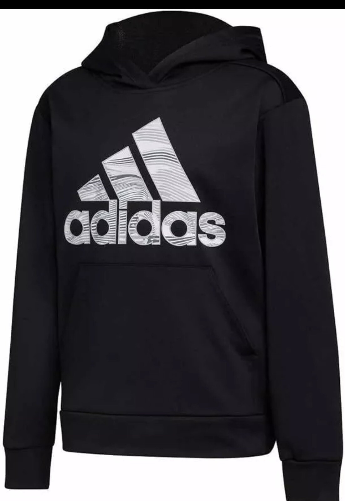 Adidas’s Youth Tech Fleece Hoodies- Size L 14/16 NWT Boy Pullovers Black
