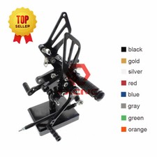 Fit SUZUKI GSXR750 1996-2005 Foot Rest Rearset Footpegs Gold 2004 2003 2002