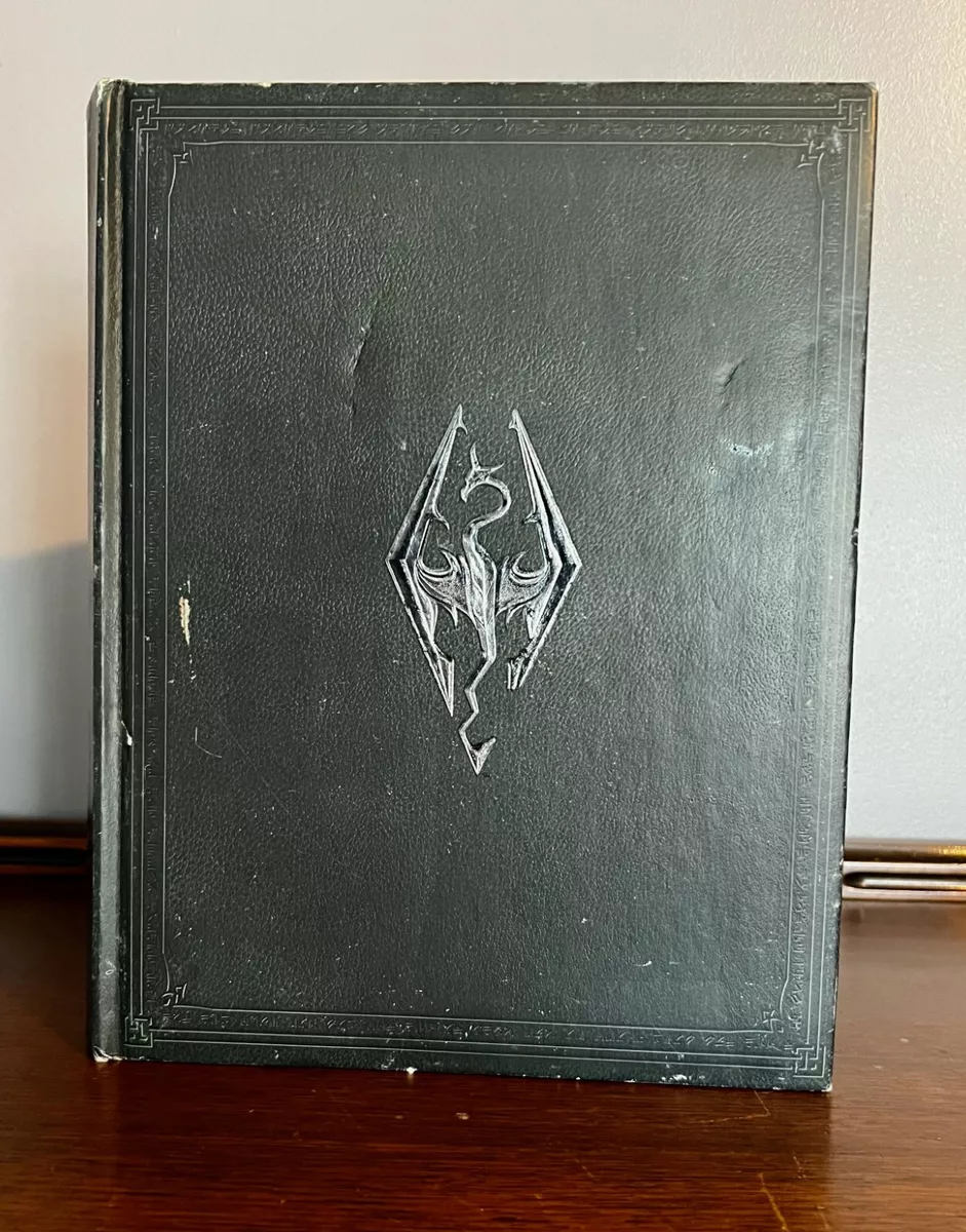 ELDER SCROLLS V Skyrim COLLECTORS EDITION Art Book Leather Hardcover
