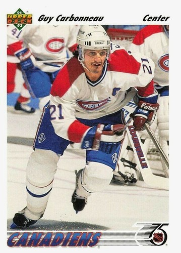 1991 Upper Deck Guy Carbonneau #265 card