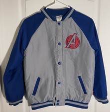 Disney Store Marvel Avengers Varsity Jacket Boys 9/10 Youth Large