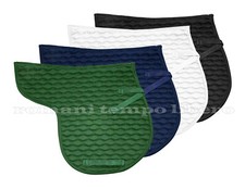 Sottosella inglese sagomato in cotone imbottito trapuntato shaped saddle pad
