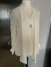 RICARDA M Schluppen-Bluse (Channel21), Gr. 42, ecru ´