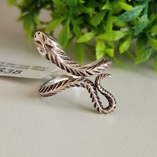 925 Sterling Silver Coiled Snake Ring
