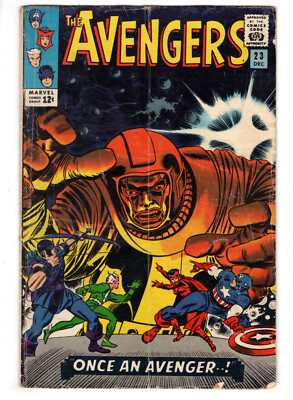 AVENGERS #23 (1965) - GRADE 3.0 - 1ST APPEARANCE PRINCESS ROVANNA & CARELIUS!