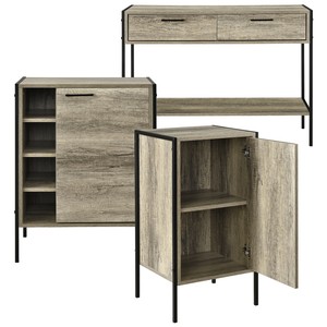 [en.casa] Schrank Regal Konsole Ablage Konsolentisch Anrichte Holz
