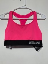 Victoria Secret Sport Women Size S Hot Pink The Player Racerback Sports Bra Spot