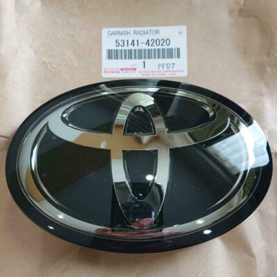 Genuine Toyota Front Emblem 53141-42020 / 90183-06031 x2 F/S | eBay