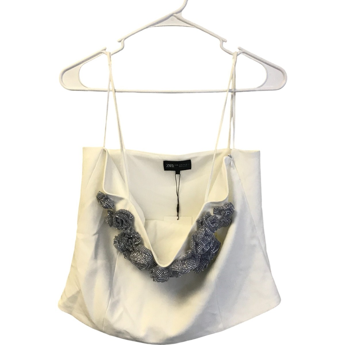 【8/6限定値下げ】flora veil camisole ホワイト 930b48b4224e50263b40bedcc9de8d
