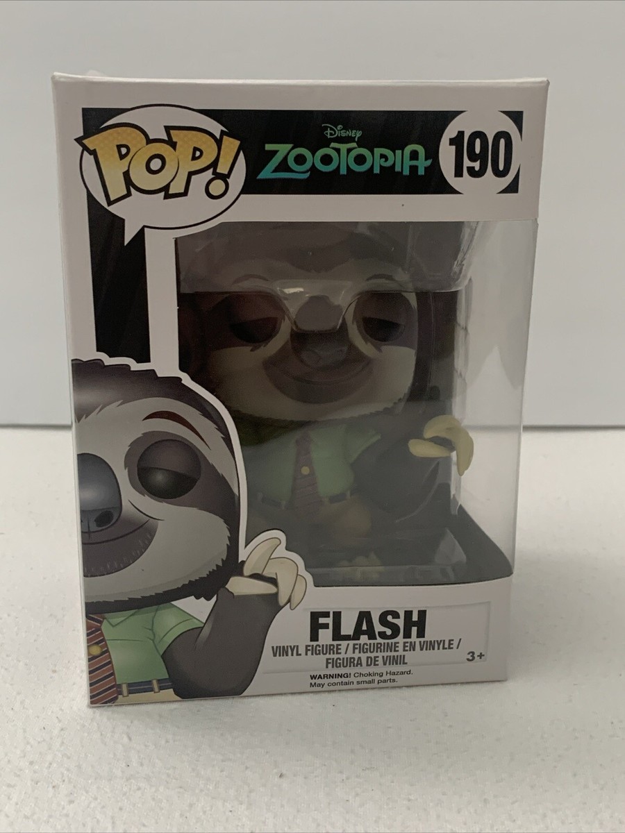 Funko POP! Disney Zootopia Sloth FLASH #190 Vinyl Figure