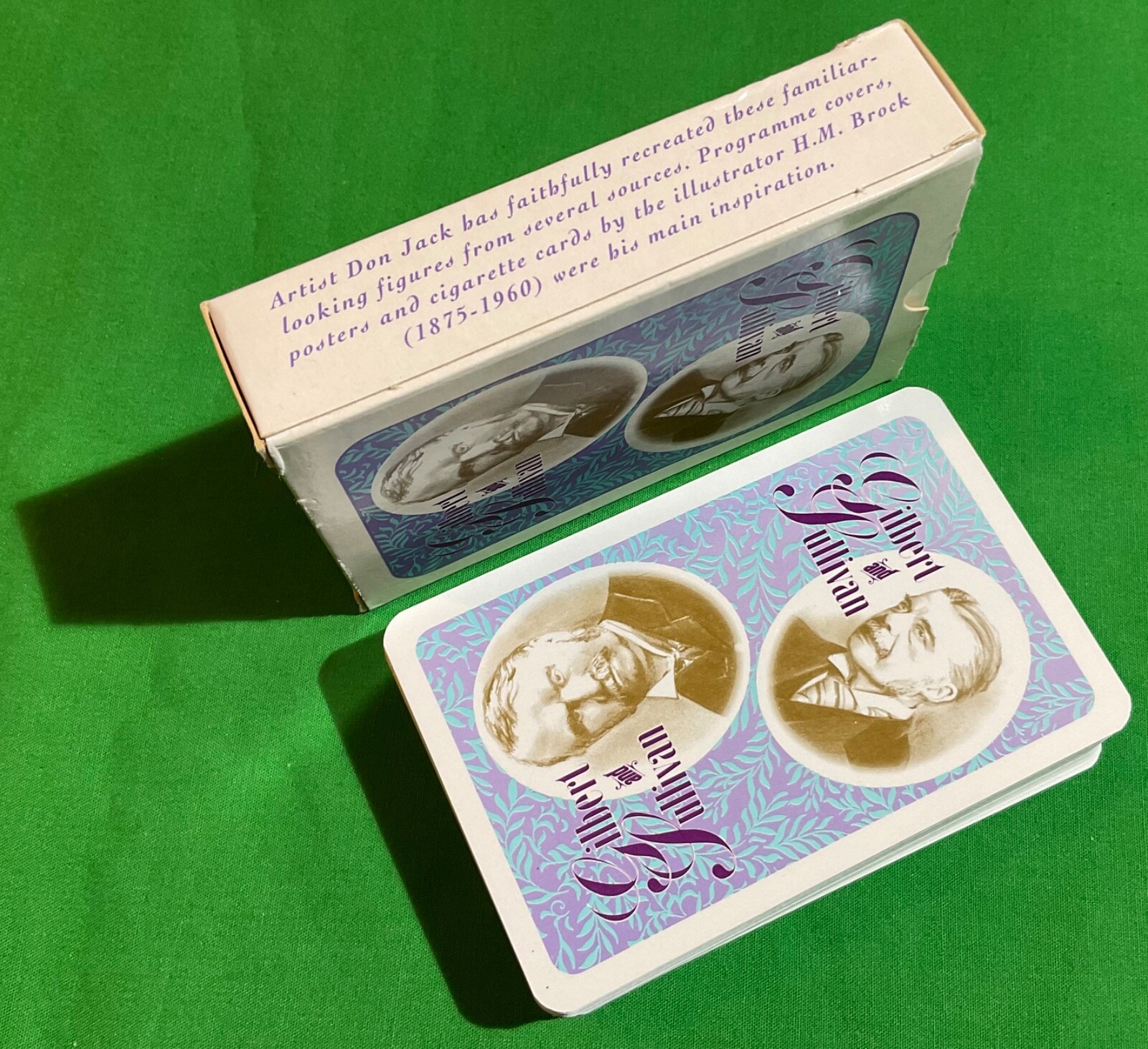 Old Non Standard GILBERT SULLIVAN Playing Cards DON JACK Art Old Non Standard GILBERT SULLIVAN Playing Cards DON JACK Art