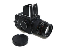 Hasselblad 500C/M CM Black Back A12 Sonnar T 150mm f/1:4 TESTED Working