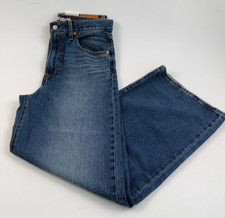 Levi's Premium Women Ribcage Wide Leg High Waist Zip Fly Jeans 23x32 Blue NWT