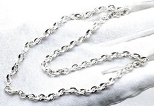 925 Sterling Silver Handmade Jewelry Beautiful Adorable Chain Necklace S-20-22"