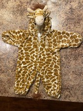 Giraffe Costume Chrisha Playful Plush Giraffe Hooded Sz 12-18 months