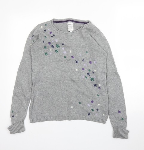 Debenhams Womens Grey Crew Neck Cotton 