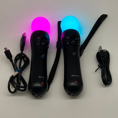 2x Sony Playstation 3/4 - PS3/PS4  Move Controller