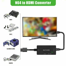 Nintendo 64 To HDMI Converter HD TV Digital Link Cable for N64 GameCube SNES US