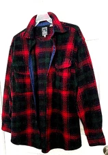 VTG McIntosh Seymour Shacket - Shirt-Jacket - Men's L Buffalo Plaid Fleece Rugby