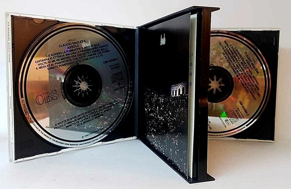 CLAUDIO BAGLIONI - ASSOLO - 1986 Erste Ausgabe - Gebrauchte CD - Bild 3 von 3