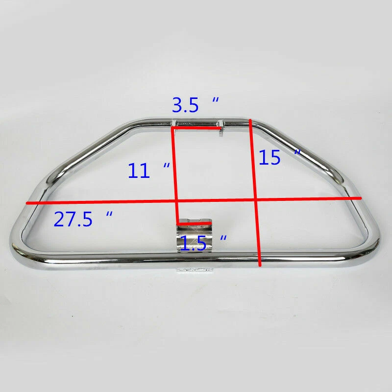 Barra de choque de protección de carretera motor cromado para Harley Sportster 883 1200 XL XR 84-03 Foto 4 de 4