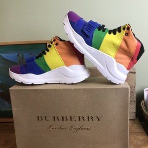 rainbow burberry sneakers