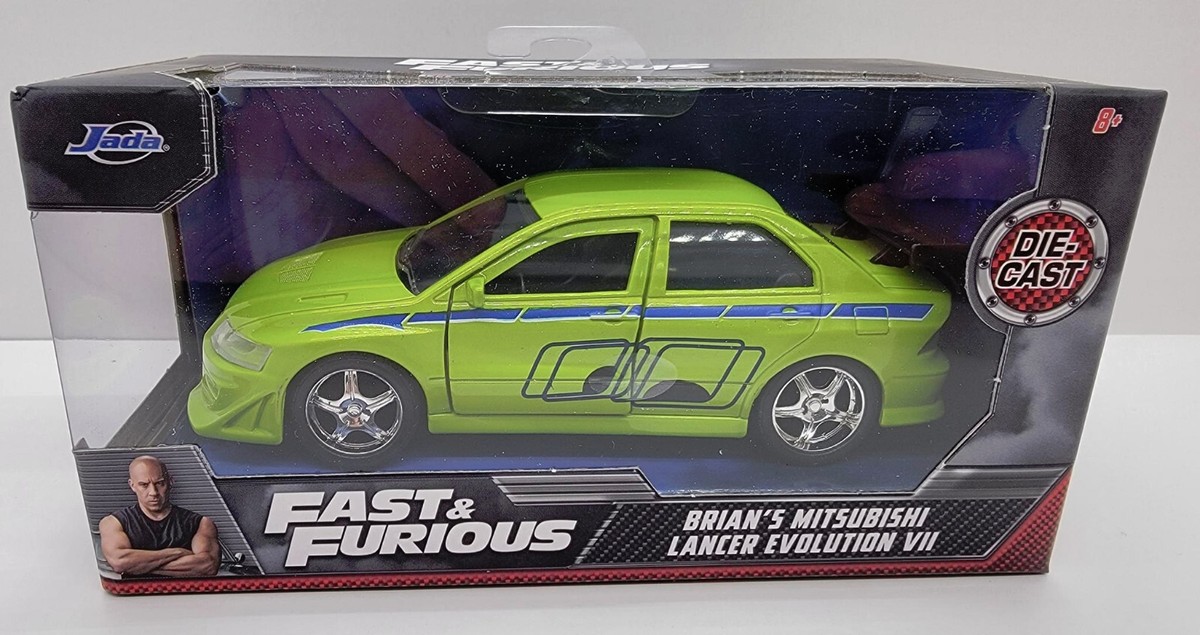 Fast and Furious Brian's Mitsubishi Lancer Evolution VII Diecast