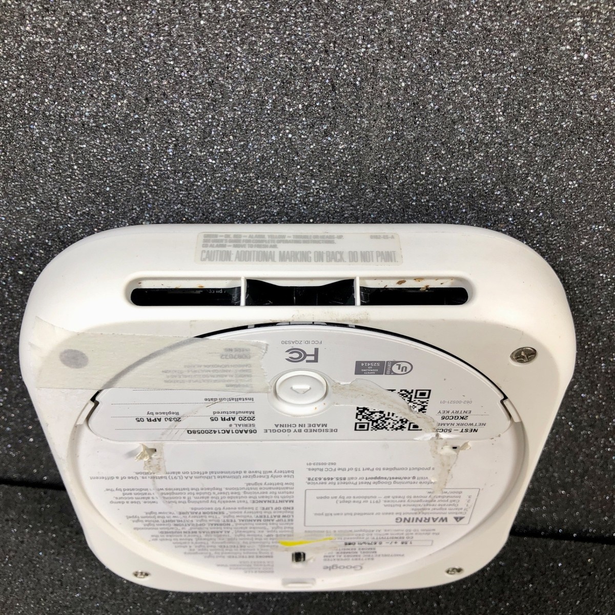 Google Nest Protect - Battery Smoke Detector Carbon Monoxide Alarm