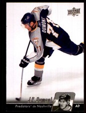 2010-11 Upper Deck J.P. Dumont Nashville Predators #91