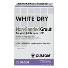 Custom Building Product WDG5 5 lb Non-Sanded White Tile Grout