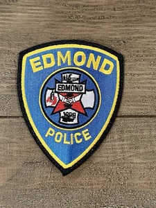Edmond Oklahoma Police Shoulder Patch