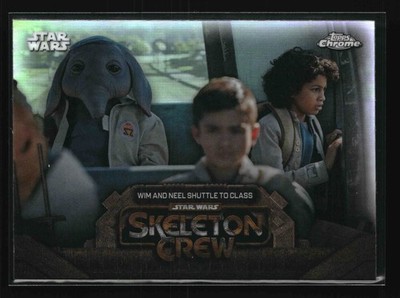2025 Topps Chrome Star Wars Skeleton Crew #SC-2 Wim and Neel Shuttle To Class