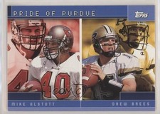 2001 Topps Combos Pride of Purdue ( ) Mike Alstott Drew Brees #TC15 kh0