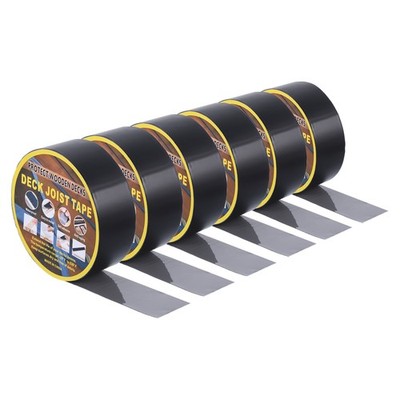 6 Rolls Joist Tape for Decking, 2'' x 50' Self-Adhesive Flashing Tape