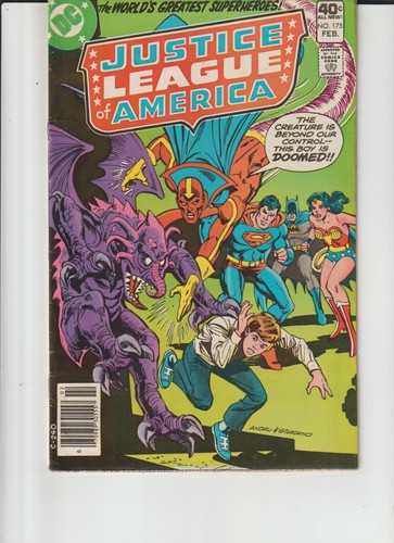 Justice League of America #175 (DC Comics 1979) FINE +6.5
