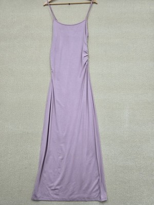 Bebe Maxikleid Lila L Ärmellos Spaghettiträger Damen