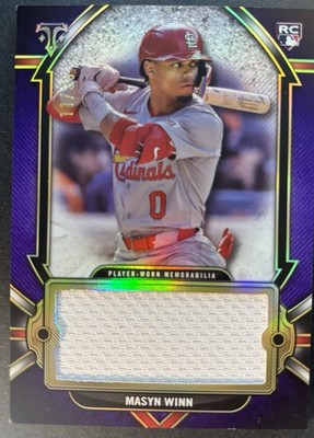 Masyn Winn /36 RC 2024 Topps Triple Threads Jumbo Relic #SJR-WIN2 Cardinals