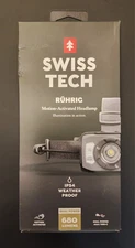Swiss Tech Rührig 680 Lumen Motion Activated Headlamp New Sealed IP54 Dual Power