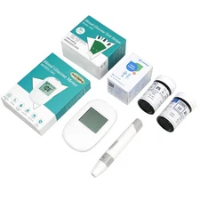 Blood Glucose Meter Glucometer Monitor Check Sugar Diabetes Machine Kit