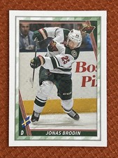 2020-21 Topps NHL Stickers - Jonas Brodin #254