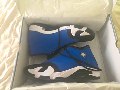 Jordan Air Jordan 14 Retro Laney Varsity Royal/Black 2023 Nubuck 487471-407