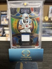 2023 Panini Select - Rookie Swatches Josh Downs #RSW-JDO Tie-Dye Prizm /25