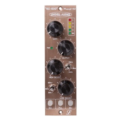 Lindell Audio 6X-500, 500 Series Microphone Preamp / Equalizer