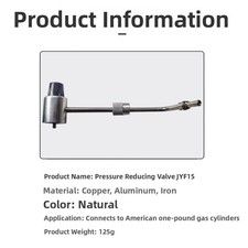Stable Ignition Regulator for For american Standard 1 lb Outdoor Gas Cylinder